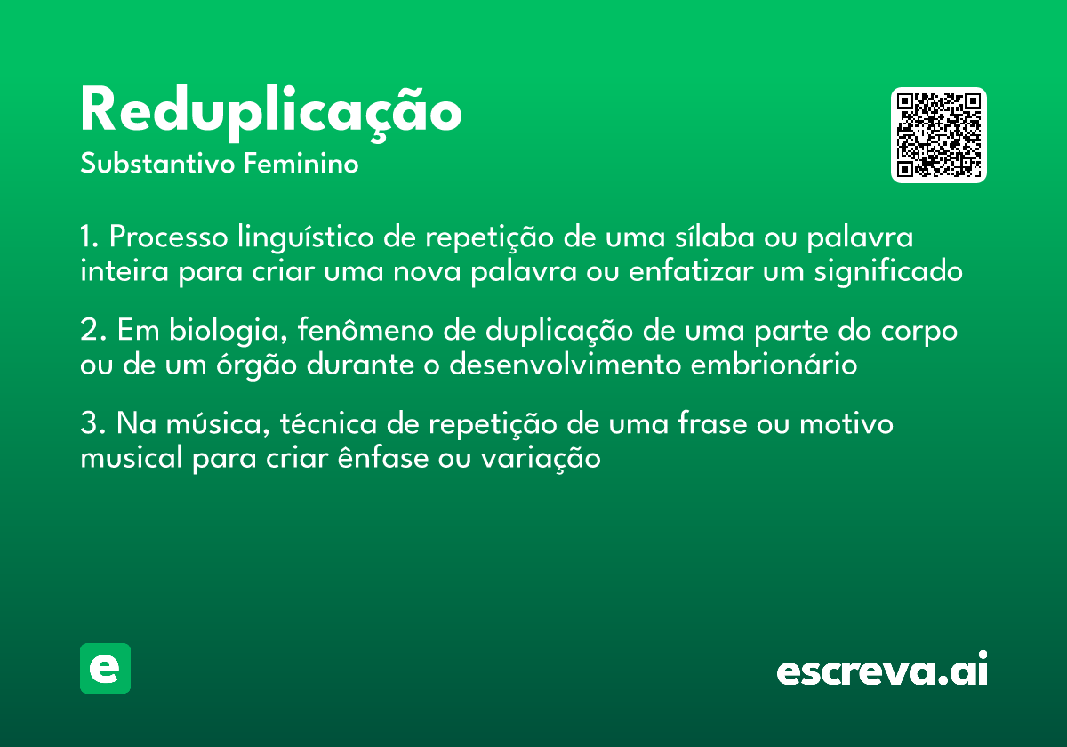 reduplicação