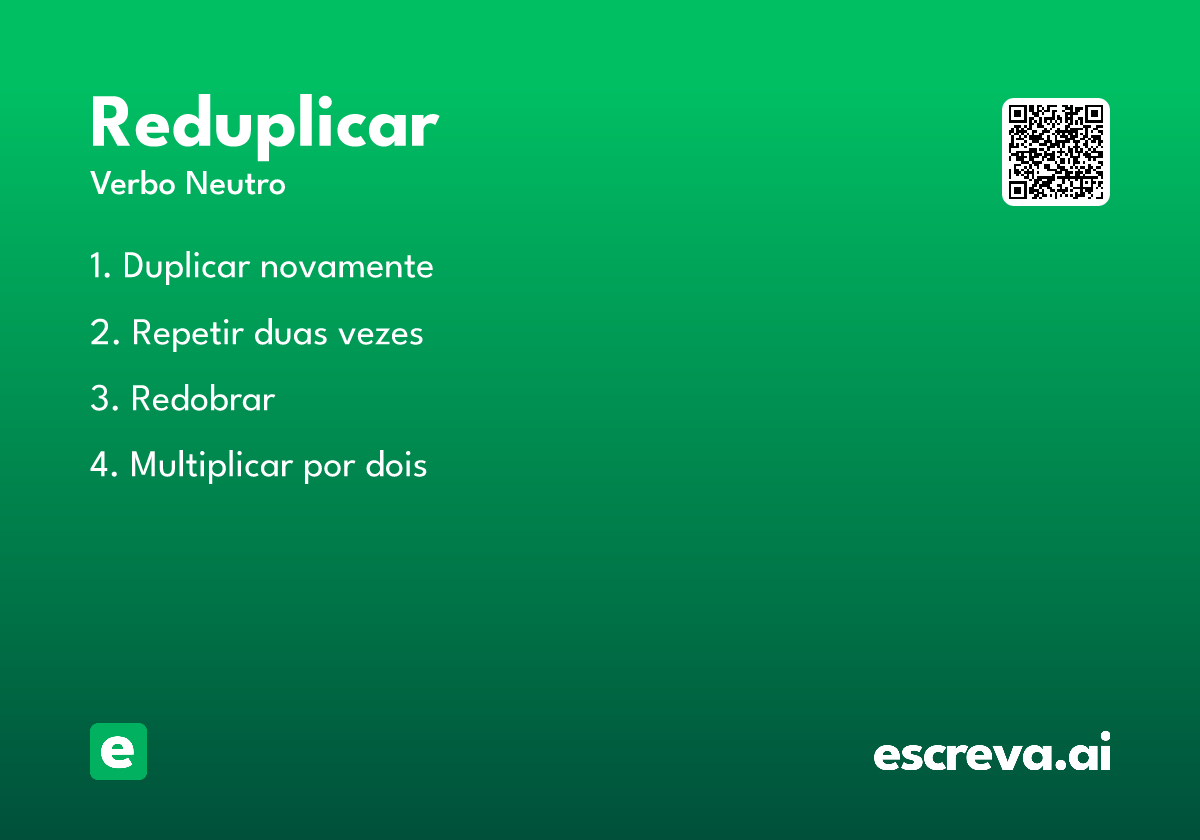 reduplicar