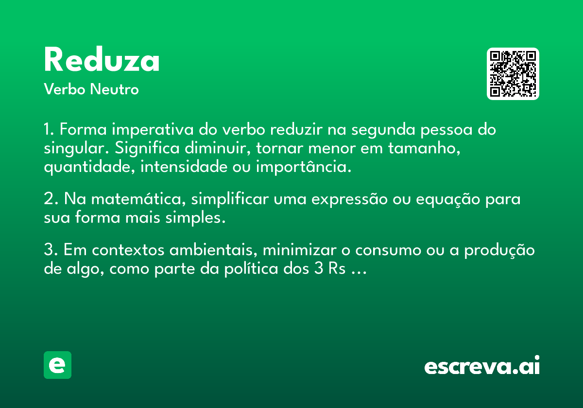 reduza