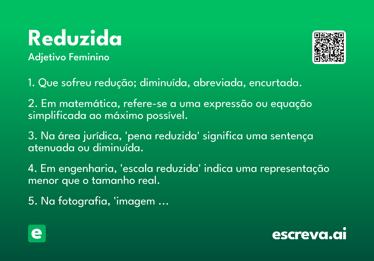 reduzida
