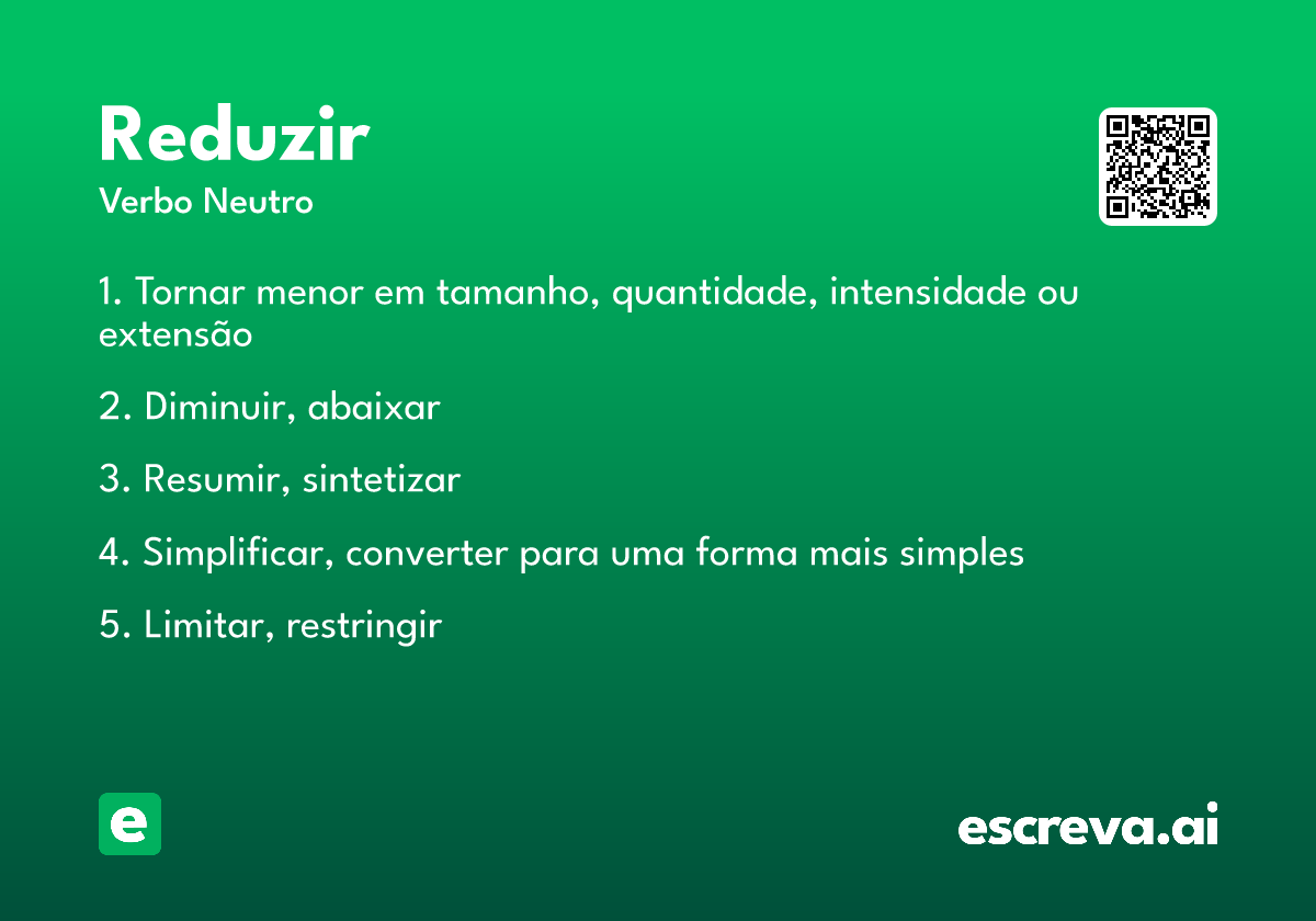 reduzir