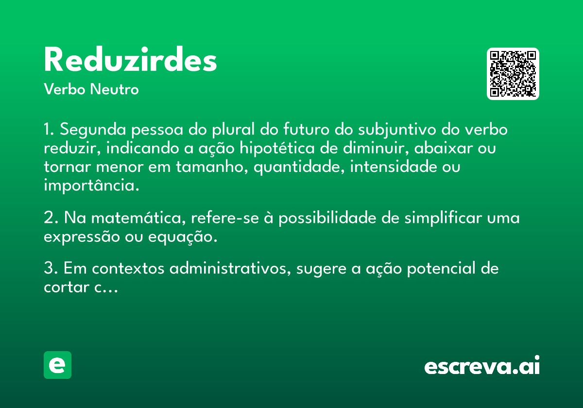 reduzirdes