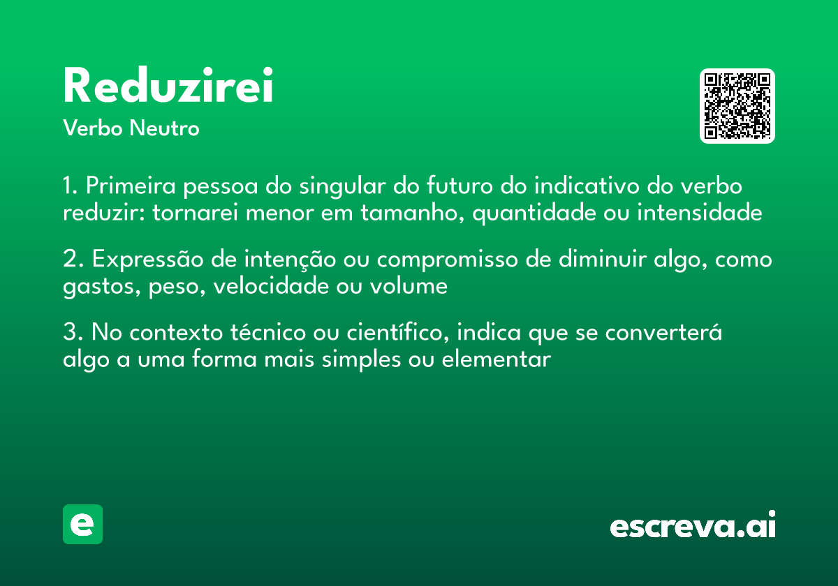 reduzirei
