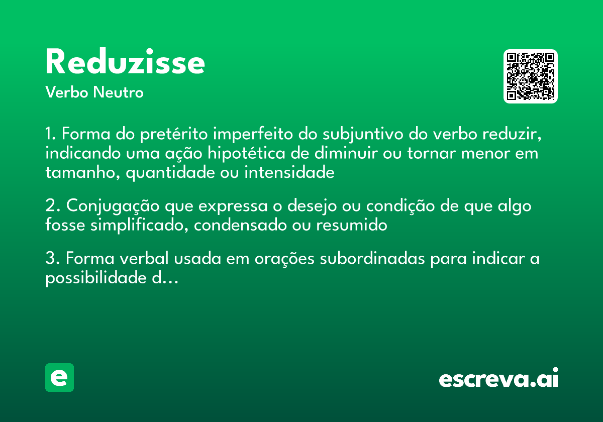 reduzisse