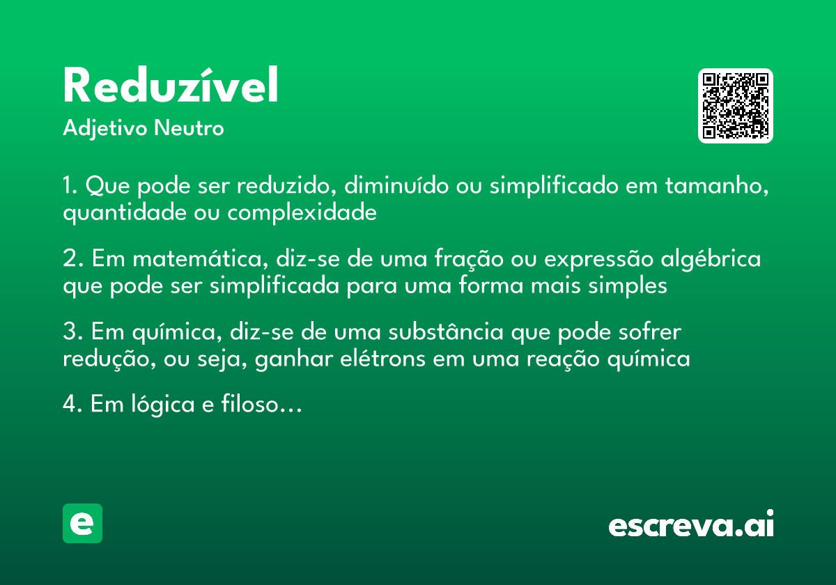 reduzível