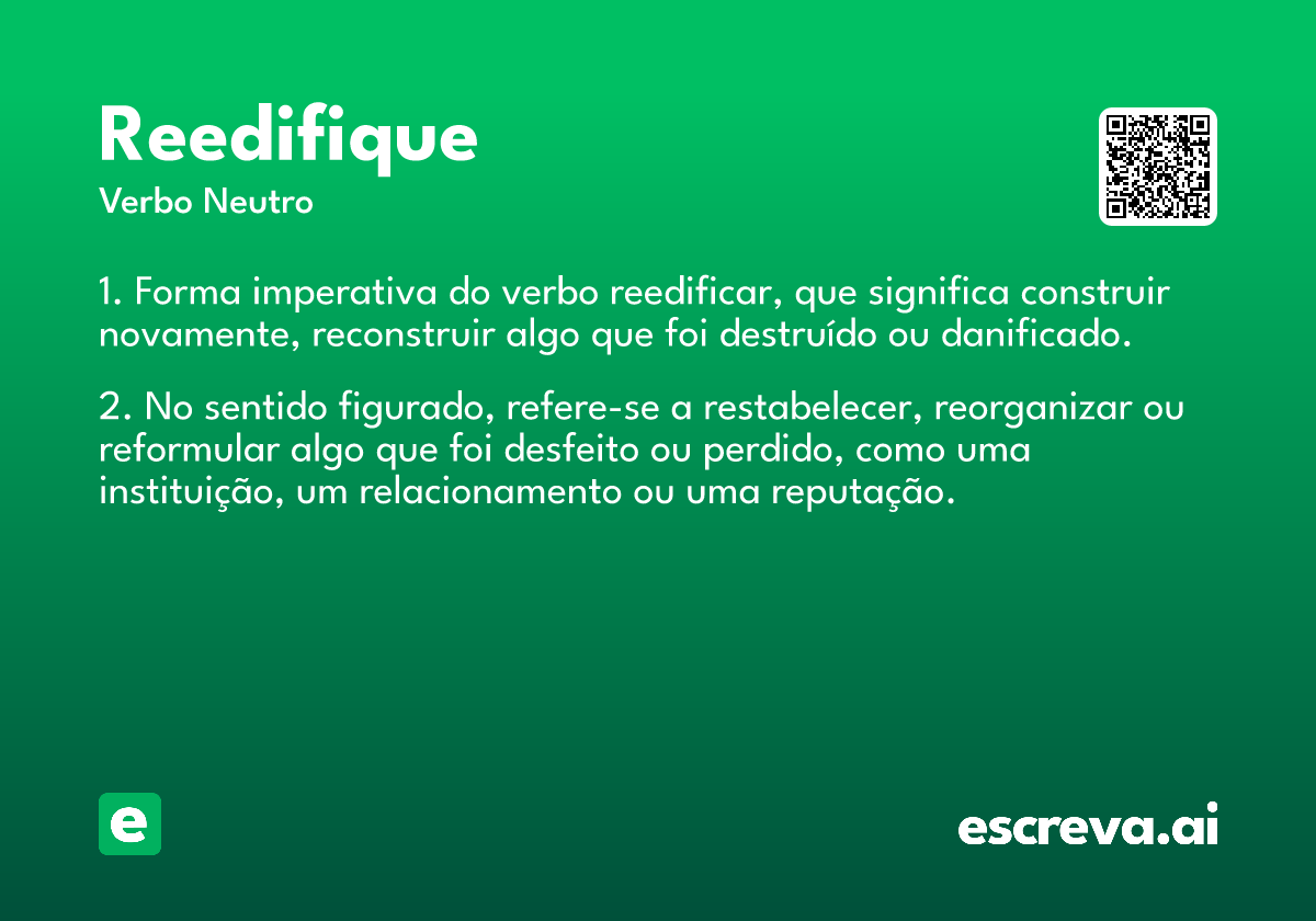 reedifique