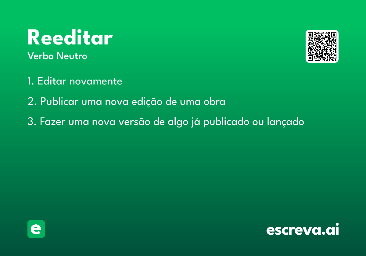 reeditar