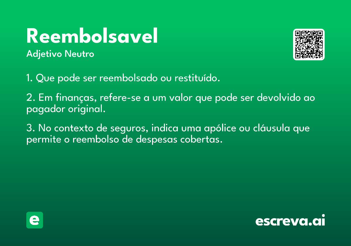 reembolsavel