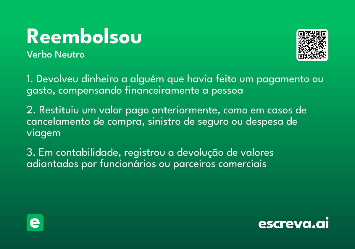 reembolsou