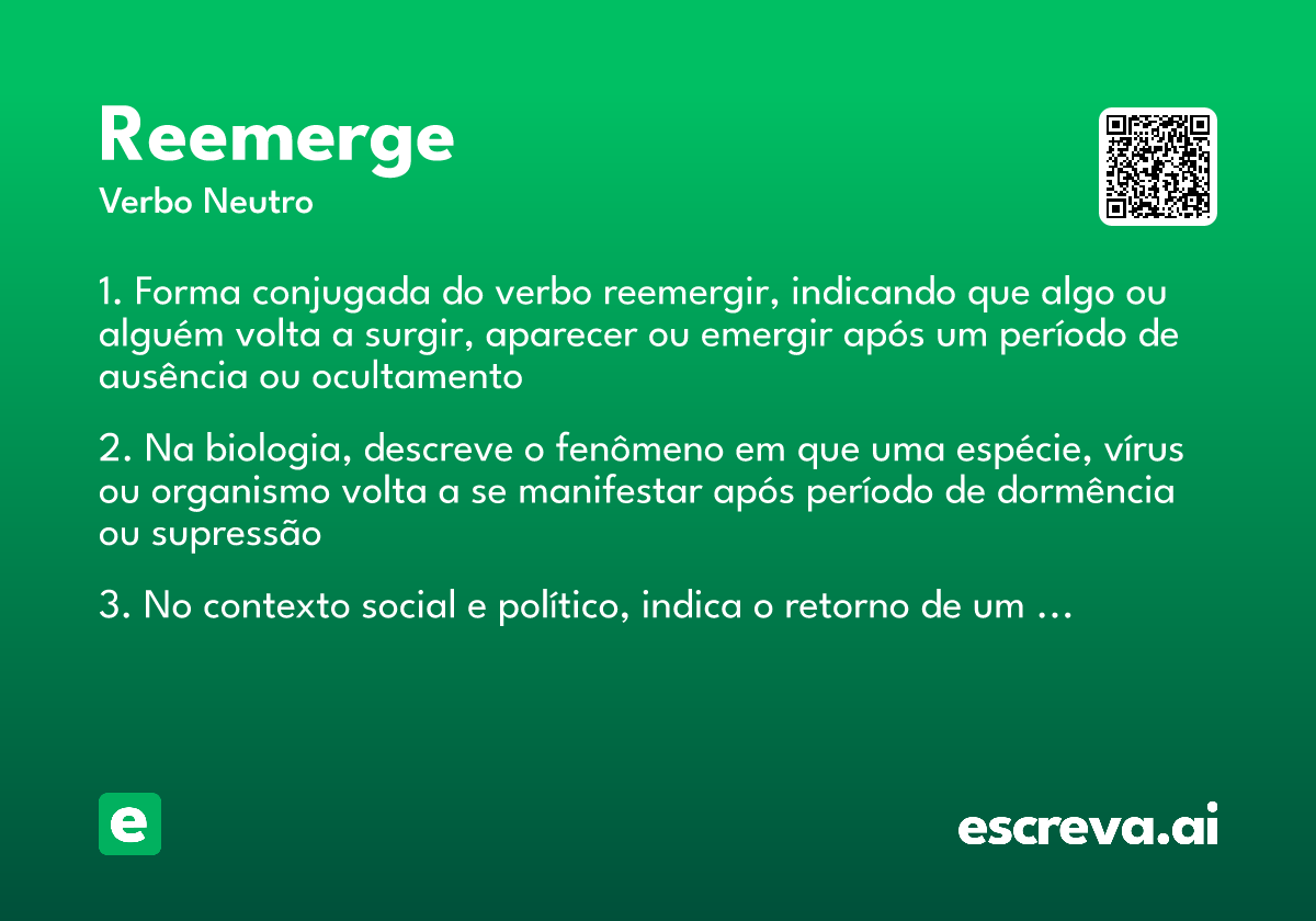 reemerge