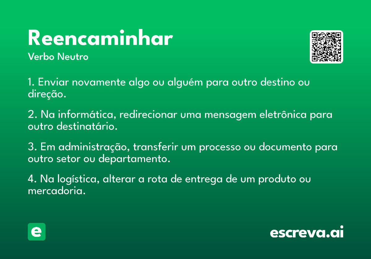 reencaminhar