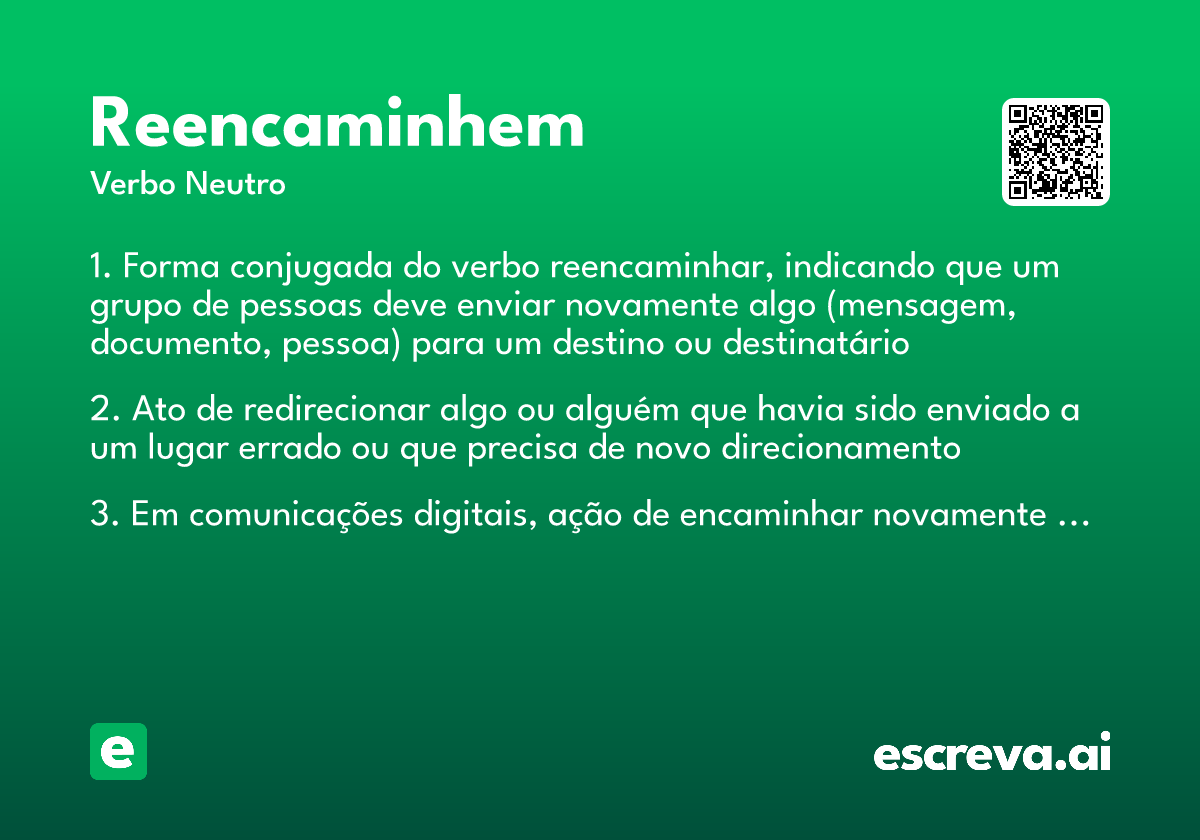 reencaminhem