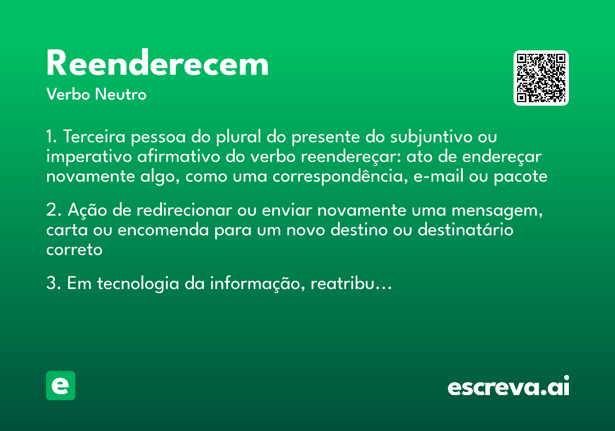 reenderecem