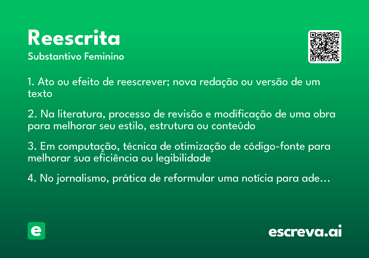 reescrita