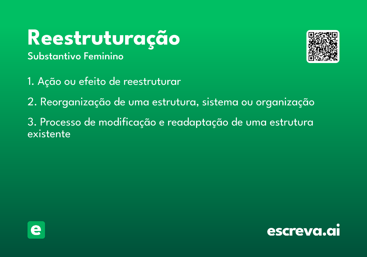reestruturação