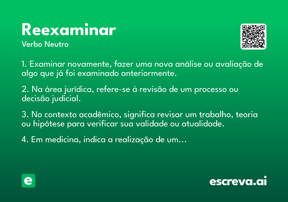 reexaminar