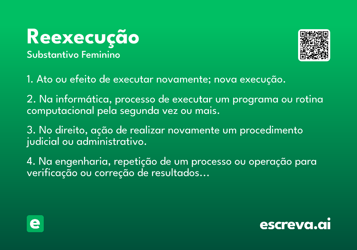 reexecução