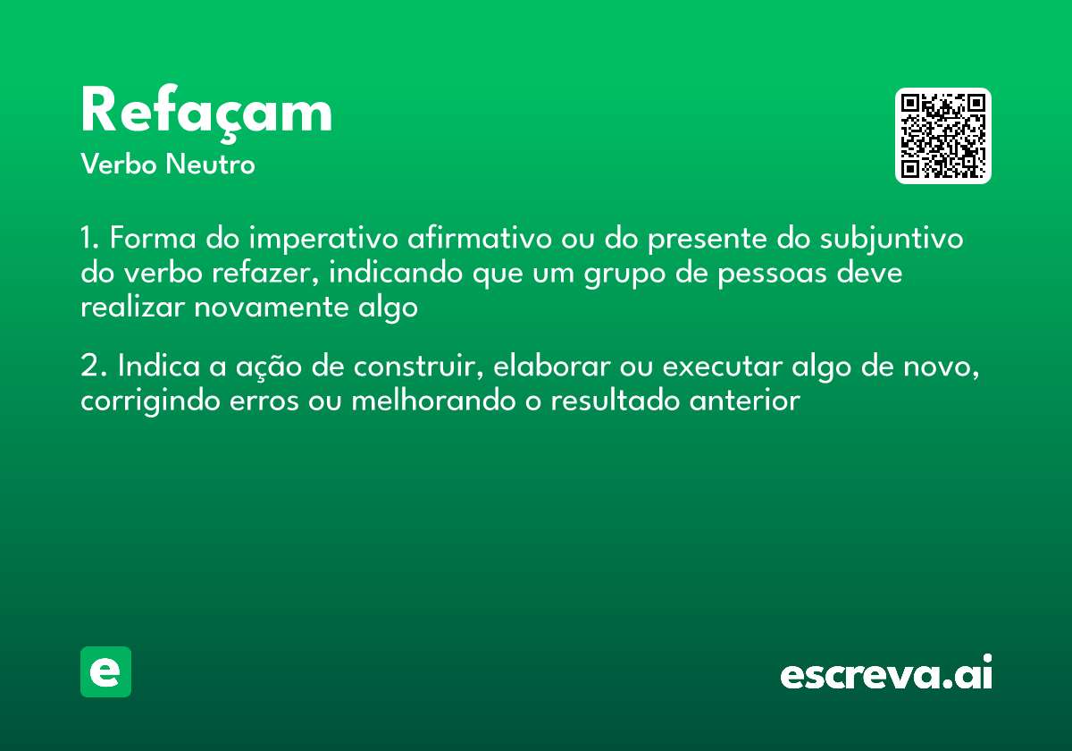 refaçam