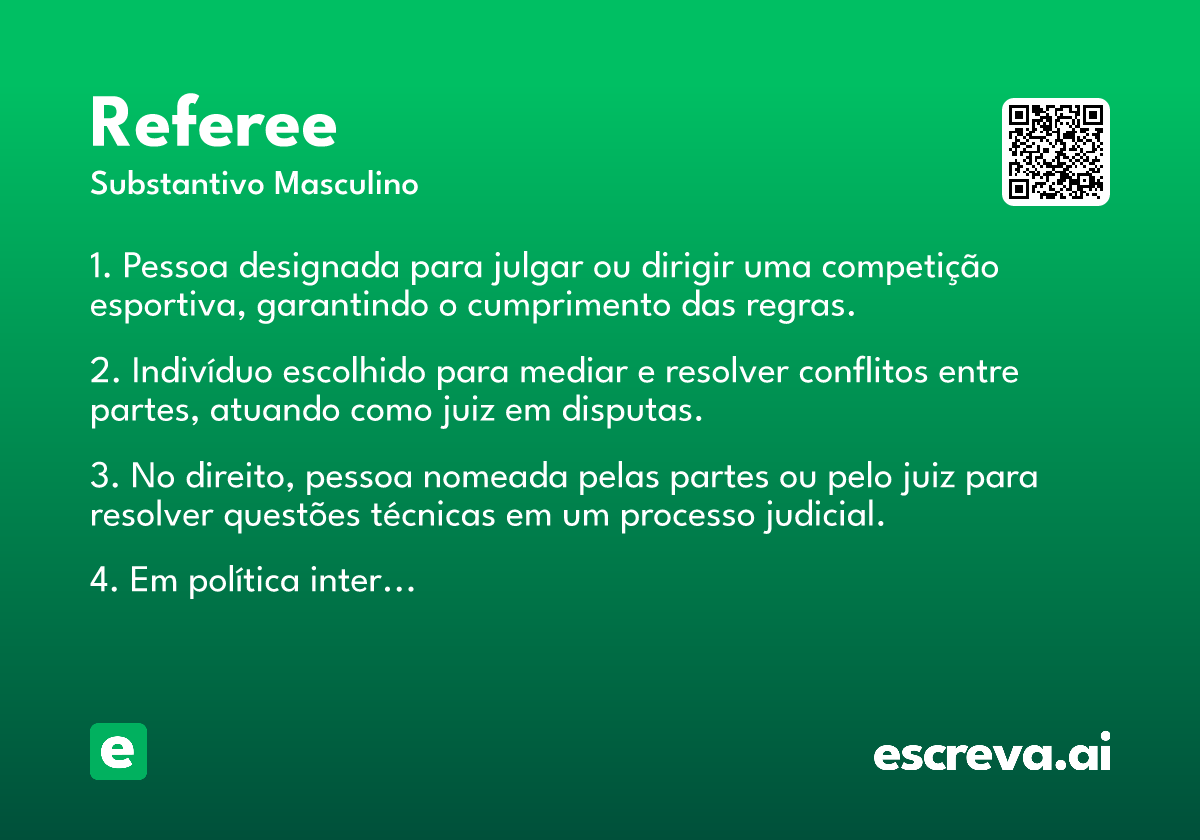 referee