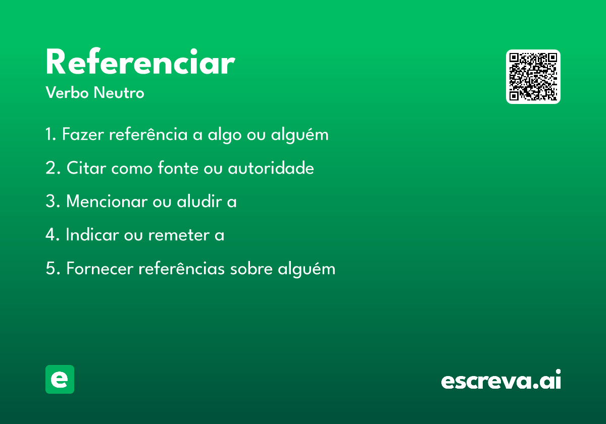 referenciar