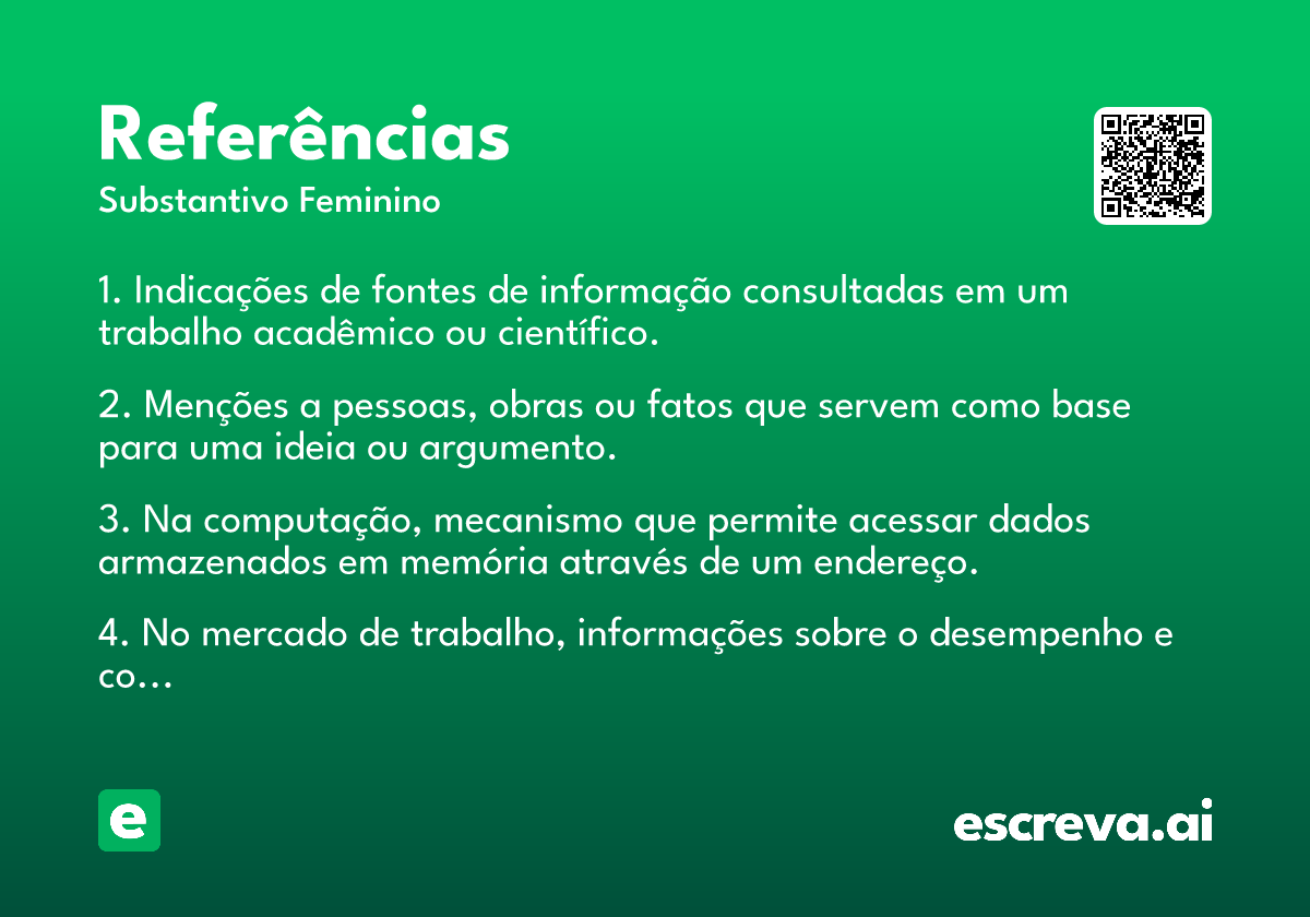 referências