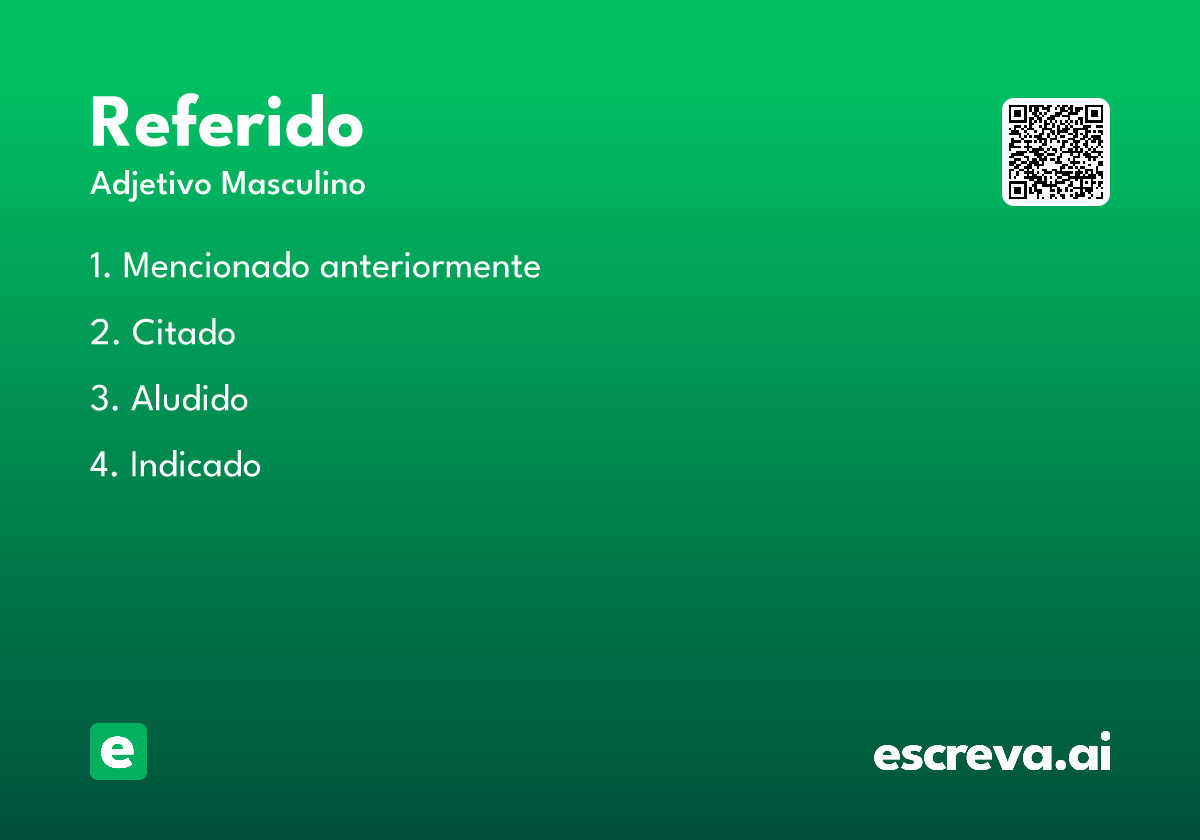 referido