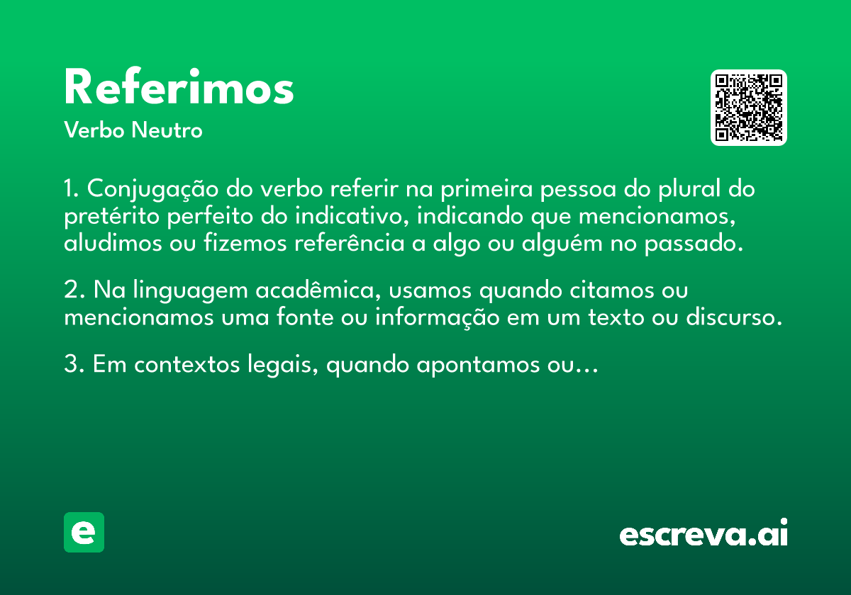 referimos