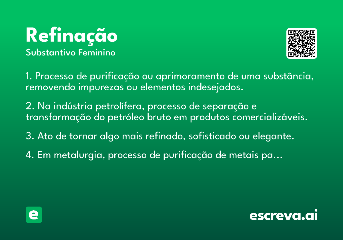 refinação