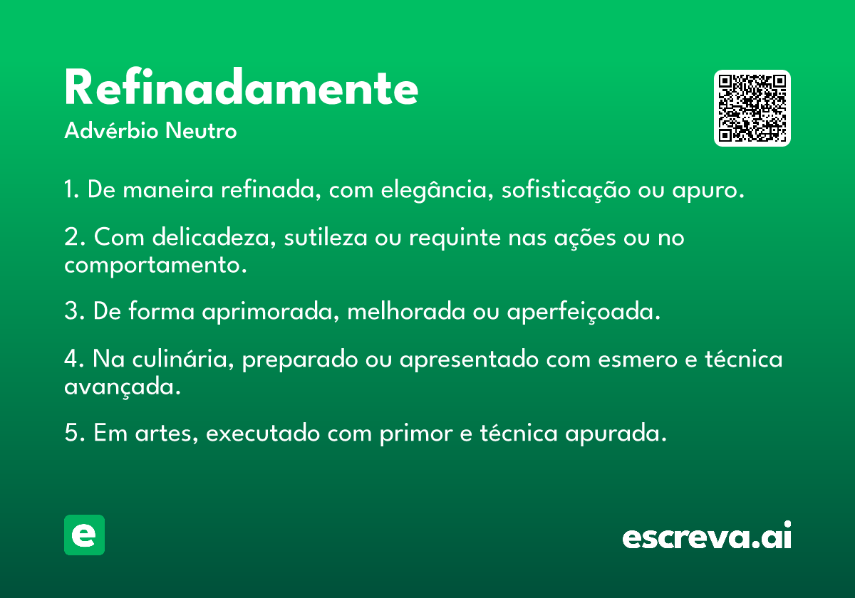 refinadamente
