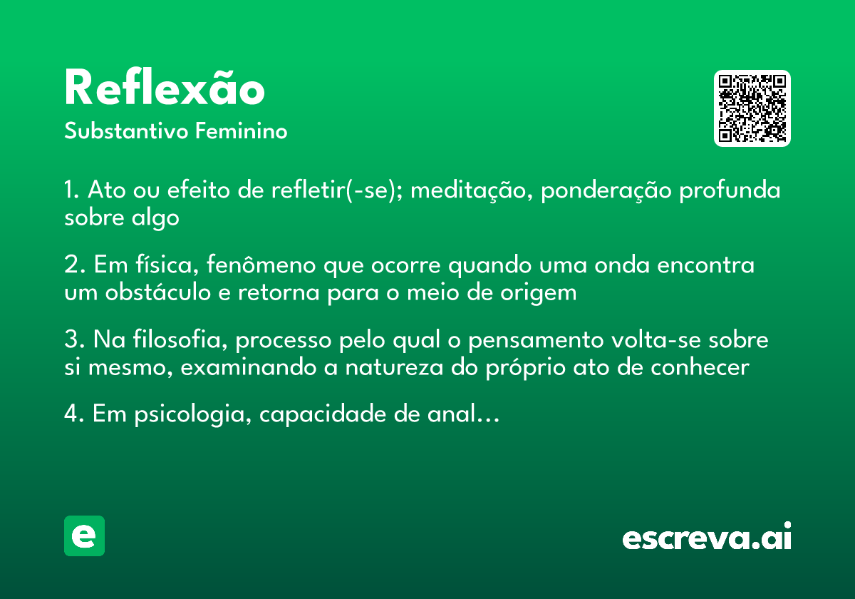 reflexão