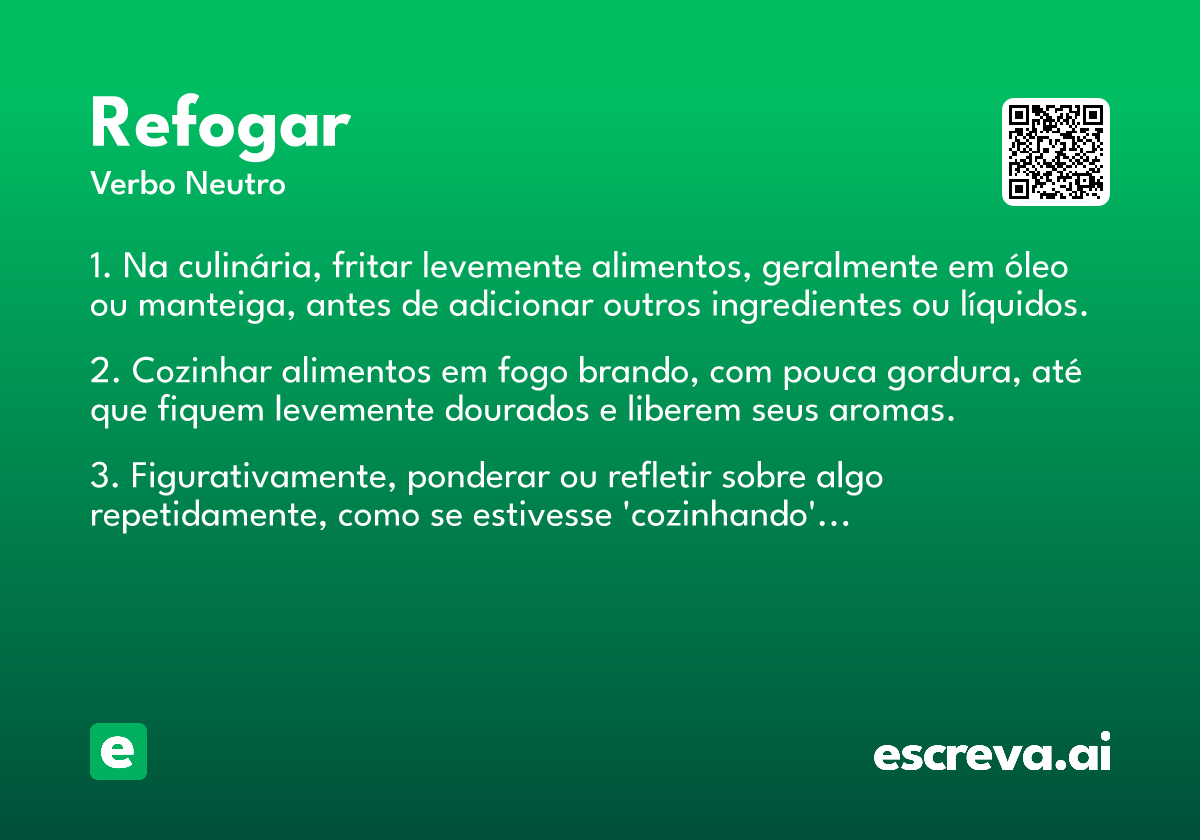 refogar