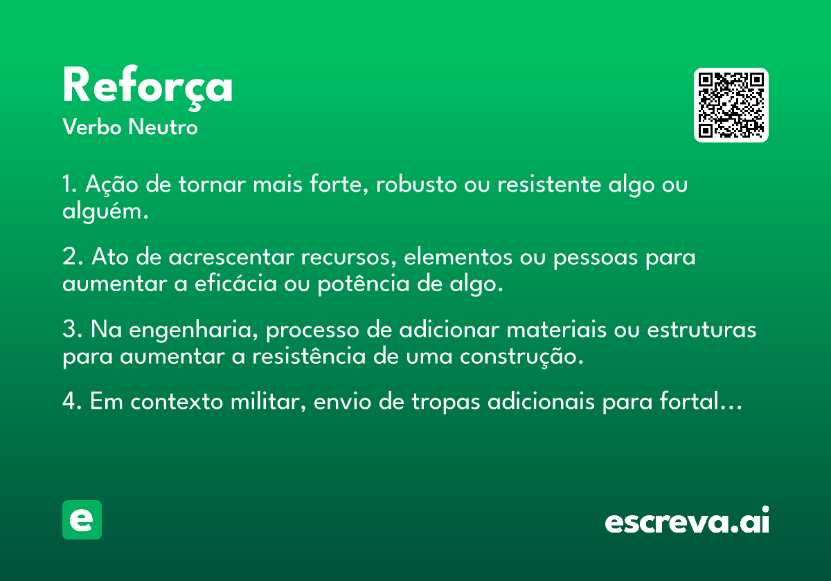 reforça