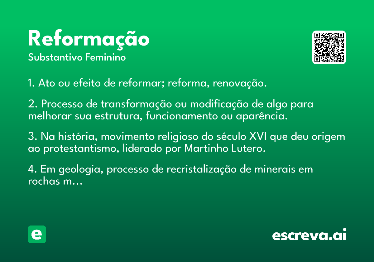 reformação