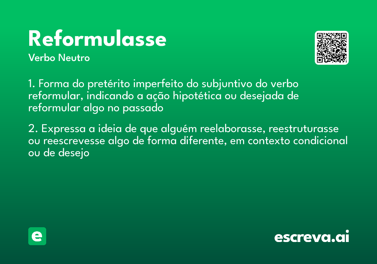reformulasse