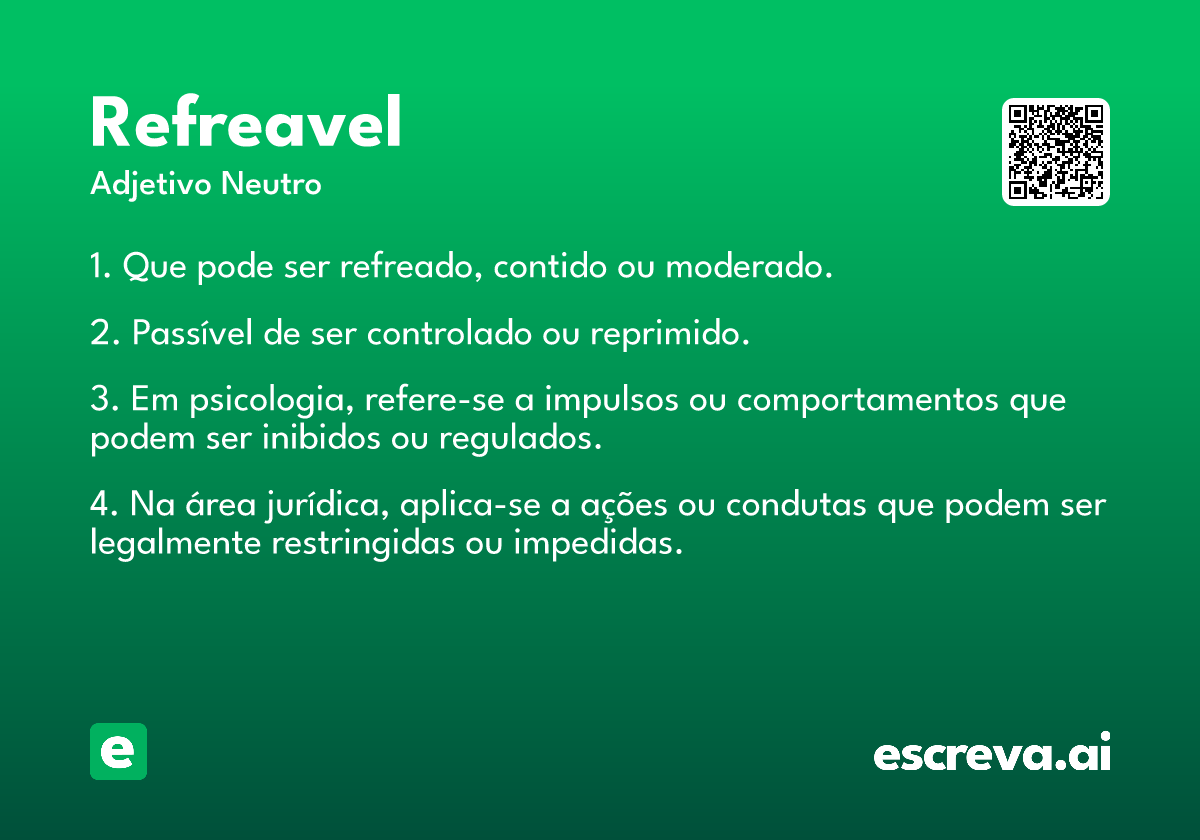 refreavel