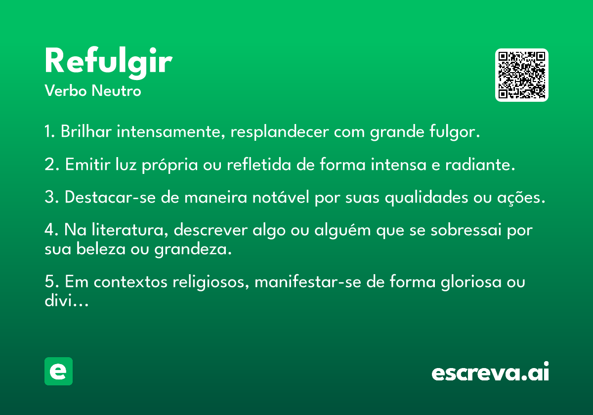 refulgir