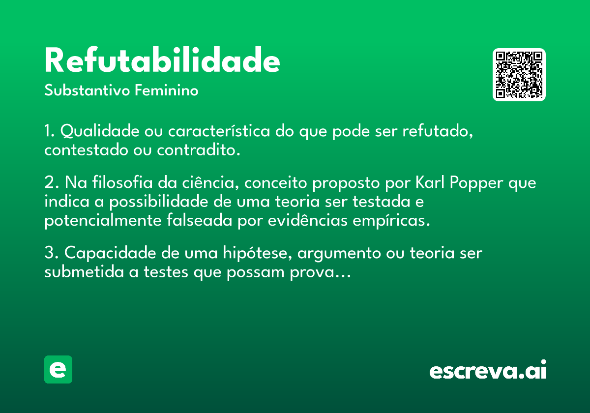 refutabilidade