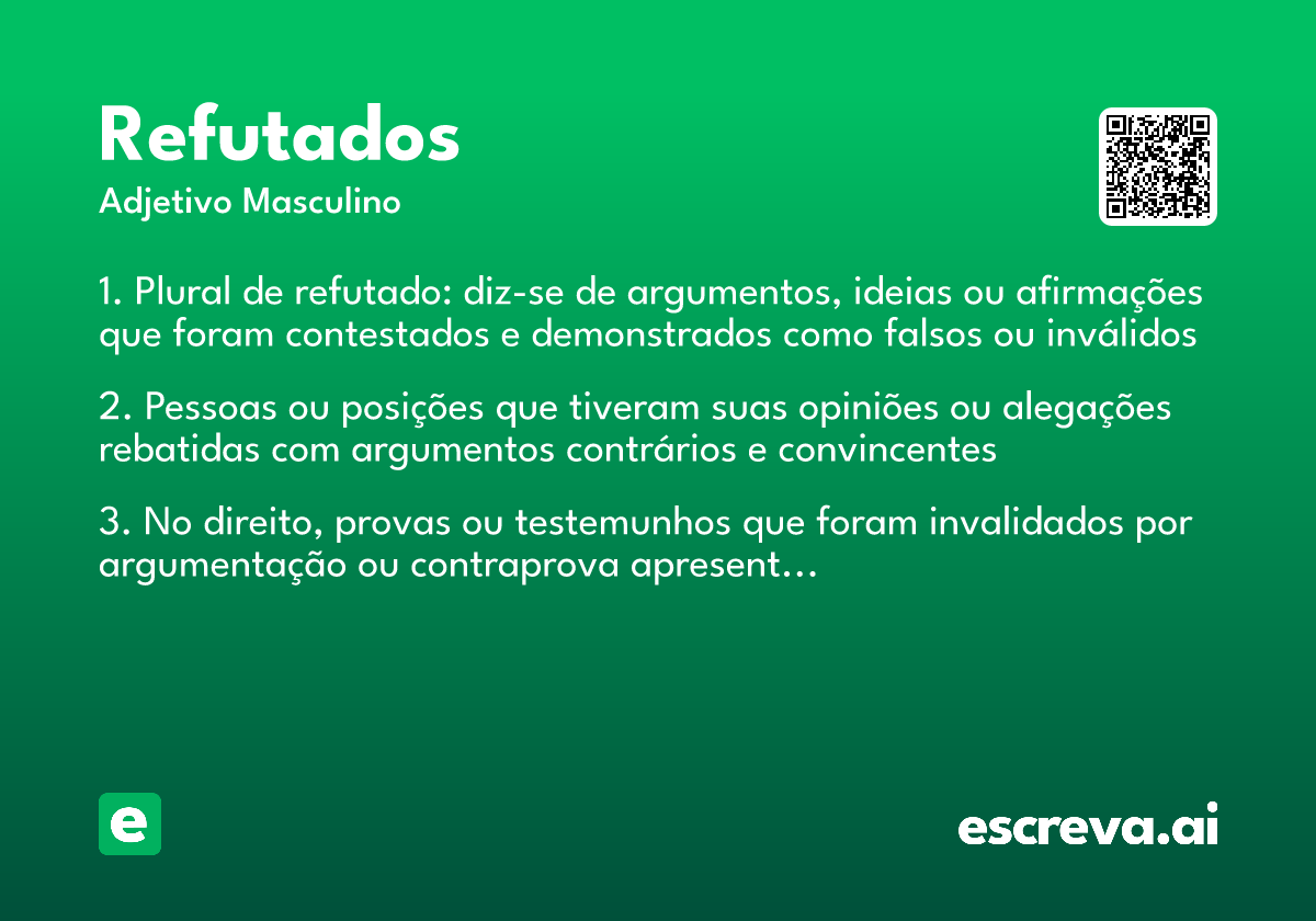 refutados