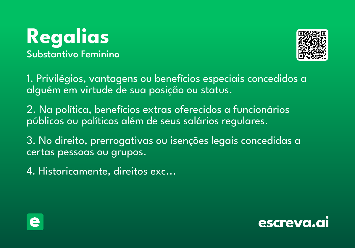 regalias