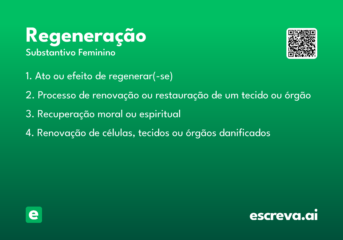 regeneração