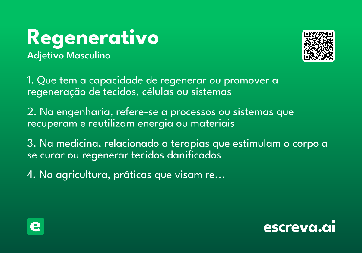 regenerativo