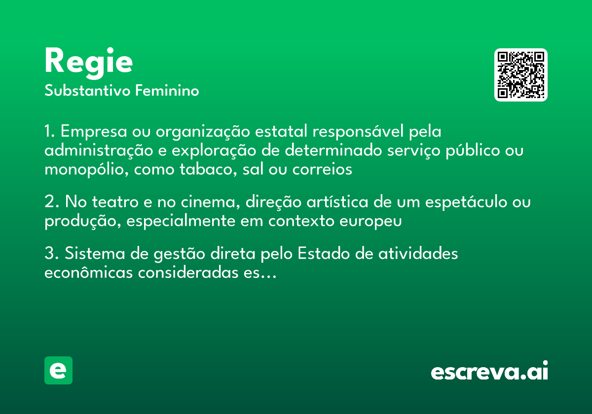 regie