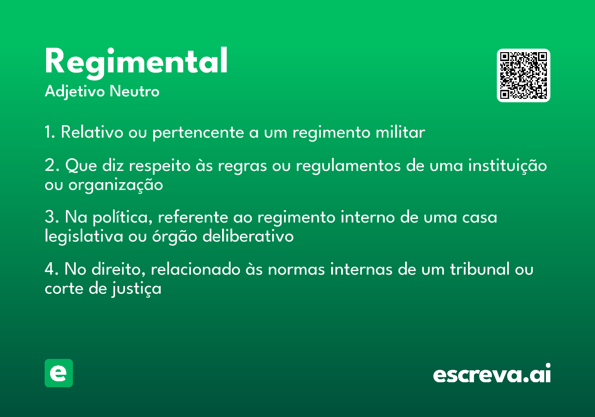regimental