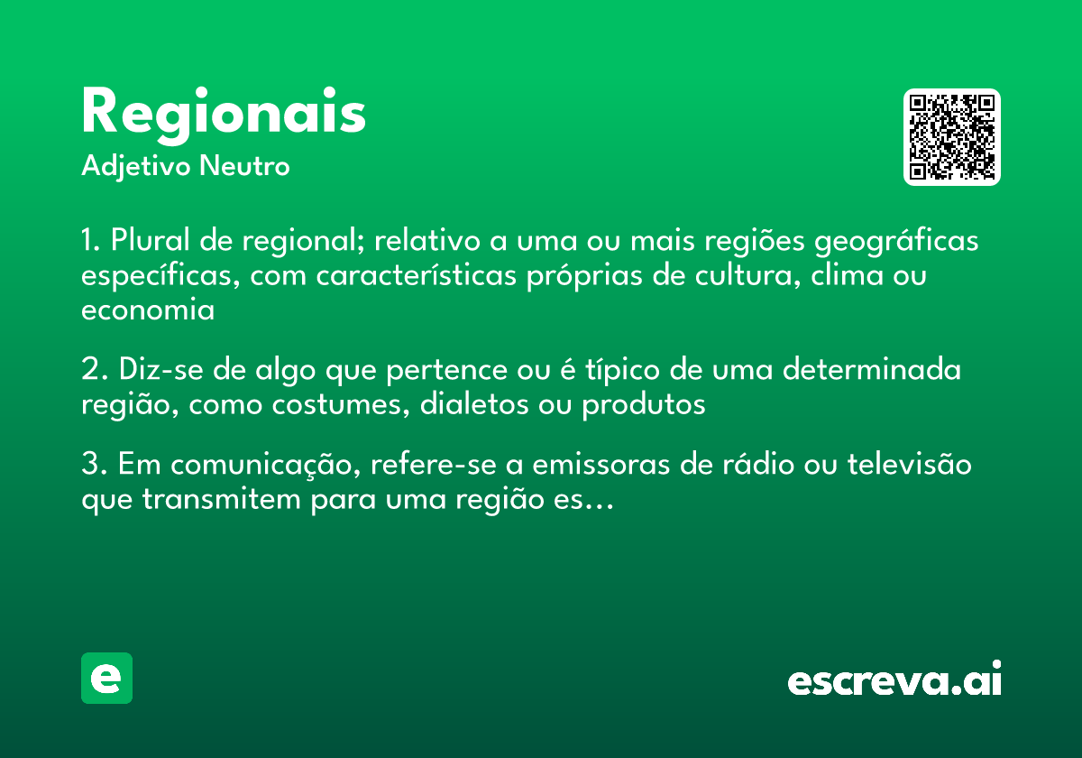 regionais