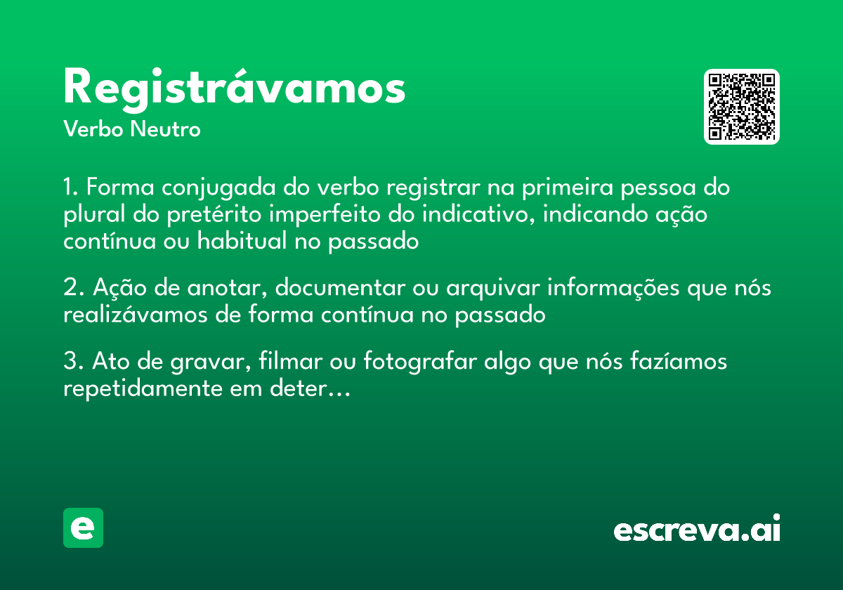 registrávamos