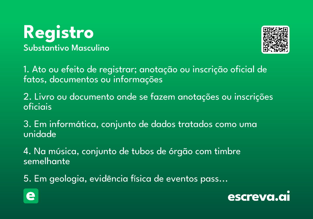 registro