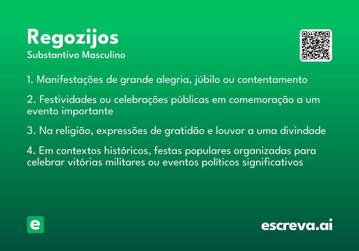 regozijos
