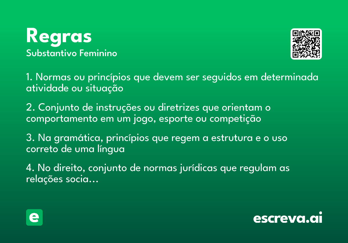 regras