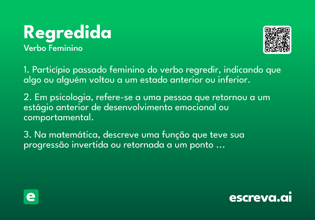 regredida