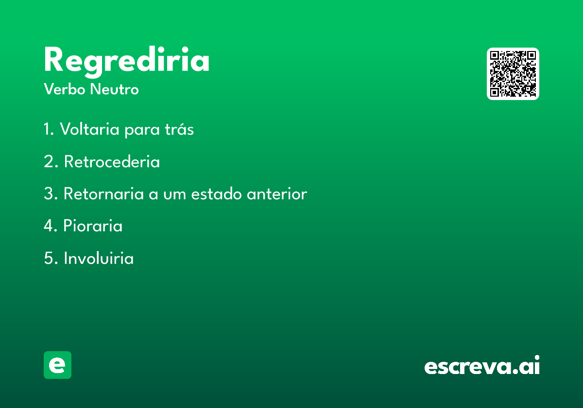 regrediria